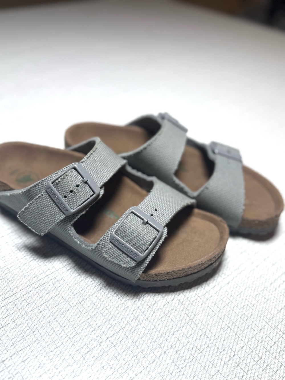 Birkenstock Arizona Kids Vegan Light Gray - Picture 4 of 6
